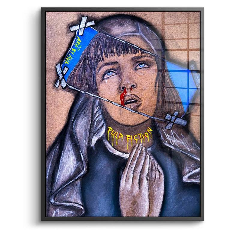 DOTCOMCANVAS® Acrylglasbild Pulp Fiction - Acrylglas, Acrylglasbild Pulp Fiction Wandbild Kunstdruck von DOTCOMCANVAS®
