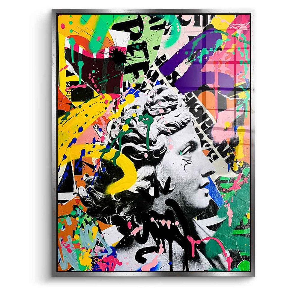 DOTCOMCANVAS® Acrylglasbild STAY UNMOVED - Acrylglas, Acrylglasbild STAY UNMOVED Pop Art Portrait Wandbild Kunstdruck von DOTCOMCANVAS®