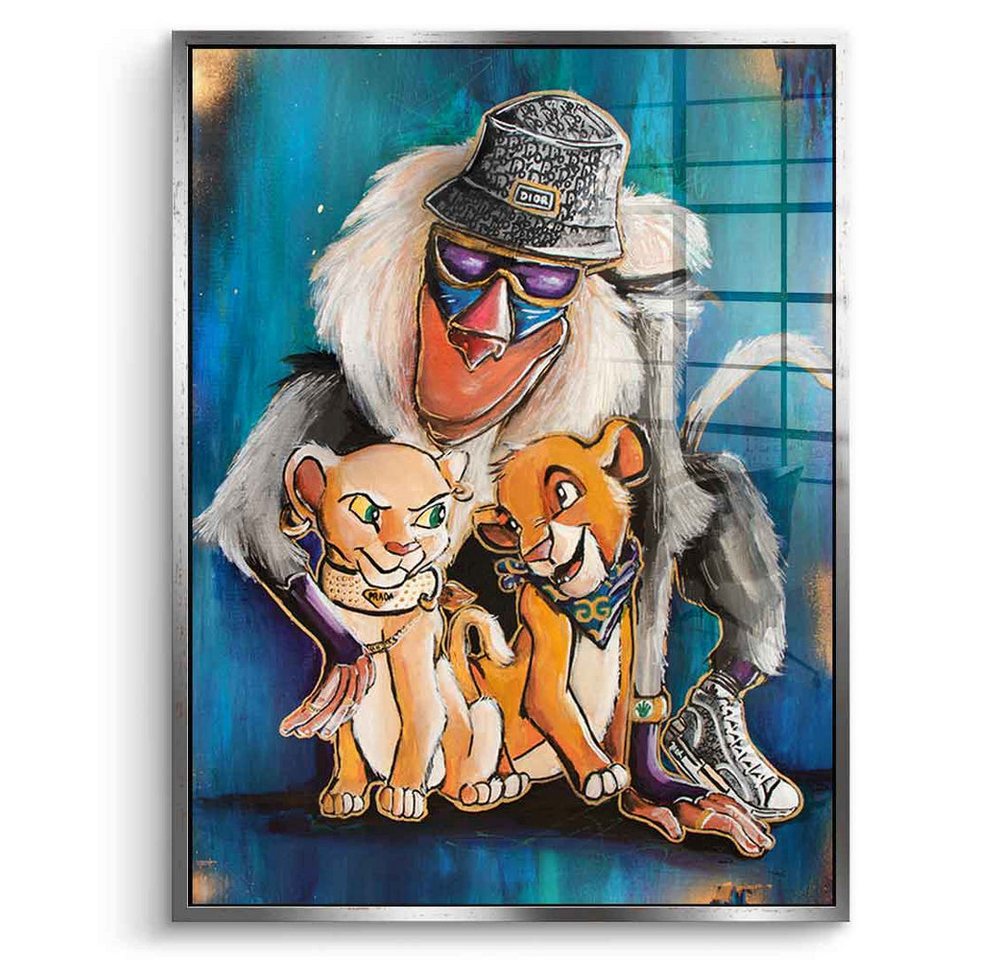 DOTCOMCANVAS® Acrylglasbild Simba Print - Acrylglas, Acrylglasbild Simba Print Der König der Löwen Wandbild Kunstdruck von DOTCOMCANVAS®