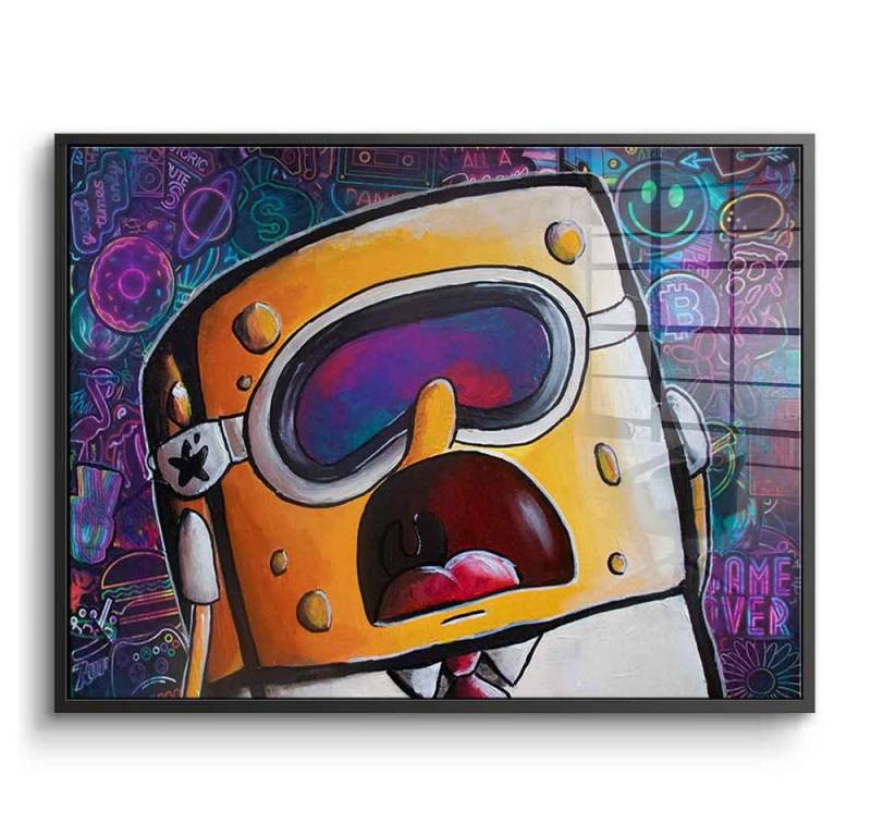 DOTCOMCANVAS® Acrylglasbild Spongebob - Acrylglas, Acrylglasbild Spongebob Schwammkopf Squarepants Wandbild Kunstdruck von DOTCOMCANVAS®