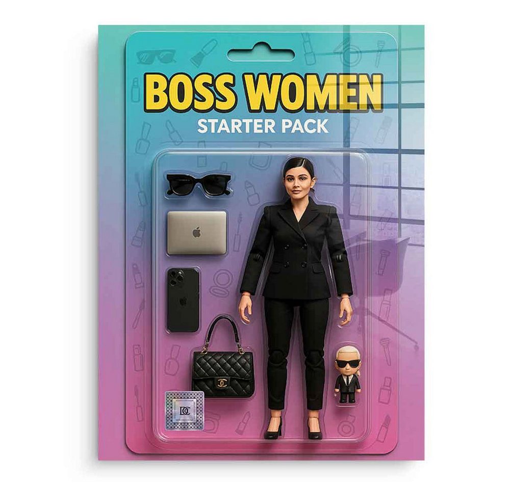 DOTCOMCANVAS® Acrylglasbild Starter Pack BOSS WOMEN - Acrylglas, Acrylglasbild Starter Pack BOSS WOMEN Kunstdruck Wandbild von DOTCOMCANVAS®