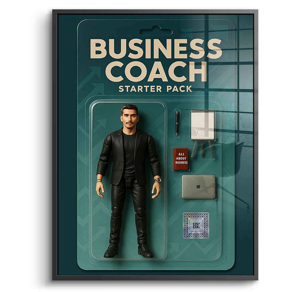 DOTCOMCANVAS® Acrylglasbild Starter Pack BUSINESS COACH - Acrylglas, Acrylglasbild Starter Pack BUSINESS COACH Kunstdruck Wandbild von DOTCOMCANVAS®
