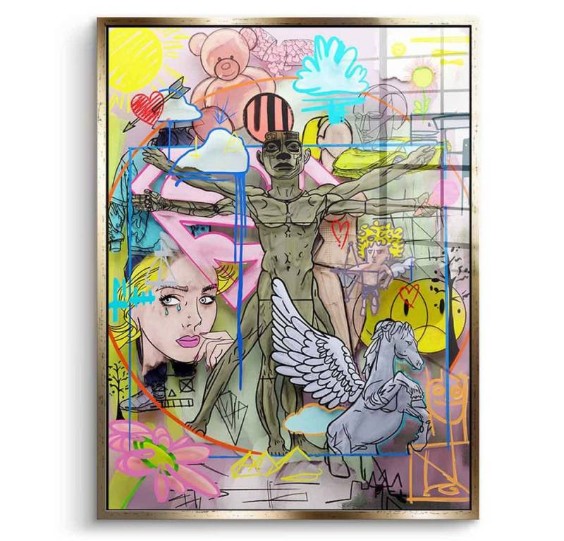 DOTCOMCANVAS® Acrylglasbild Surreal Synthesis - Acrylglas, Acrylglasbild Surreal Synthesis Collage Wandbild Kunstdruck von DOTCOMCANVAS®
