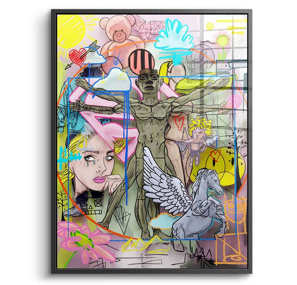 DOTCOMCANVAS® Acrylglasbild Surreal Synthesis - Acrylglas, Acrylglasbild Surreal Synthesis Collage Wandbild Kunstdruck von DOTCOMCANVAS®