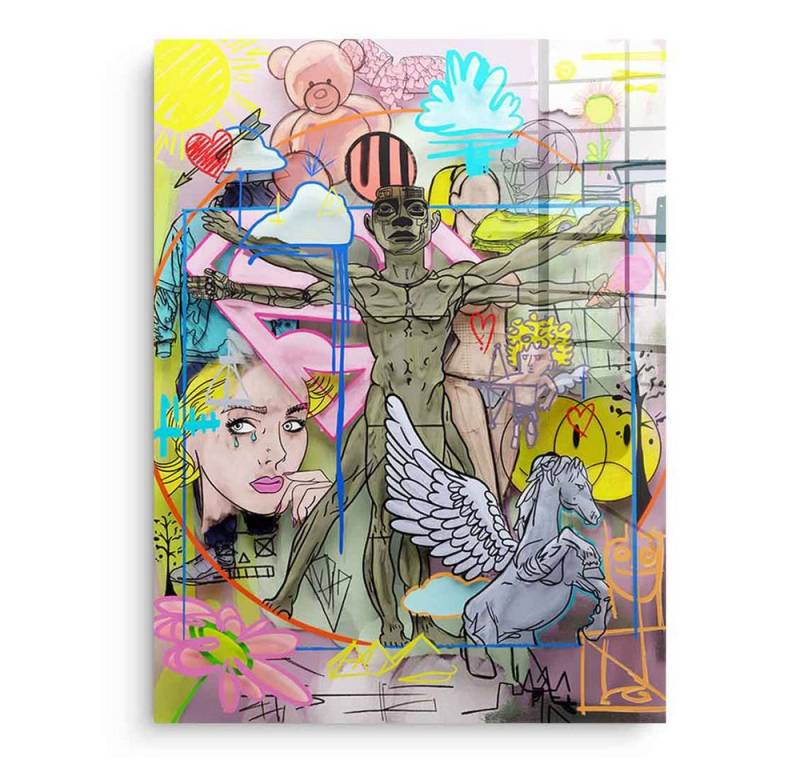 DOTCOMCANVAS® Acrylglasbild Surreal Synthesis - Acrylglas, Acrylglasbild Surreal Synthesis Collage Wandbild Kunstdruck von DOTCOMCANVAS®