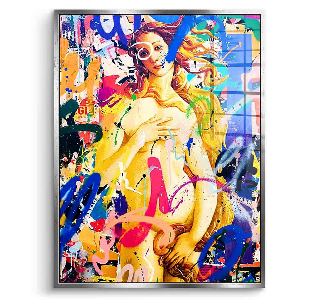 DOTCOMCANVAS® Acrylglasbild THE VENUS - Acrylglas, Acrylglasbild THE VENUS Portrait Pop Art Wandbild Kunstdruck von DOTCOMCANVAS®