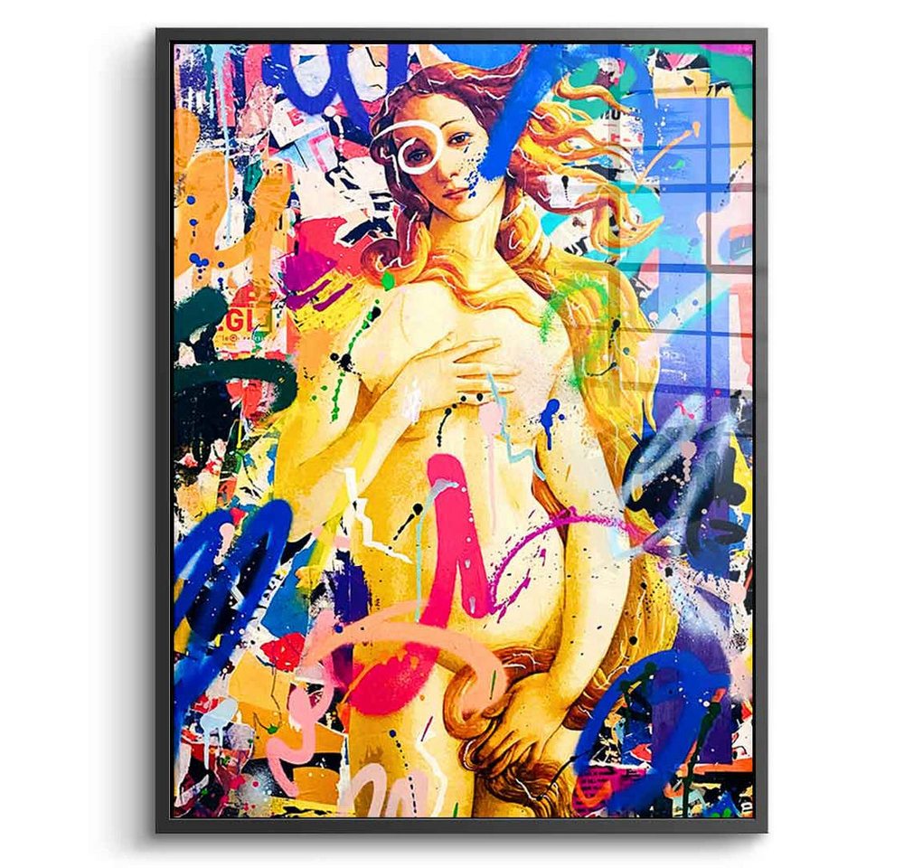 DOTCOMCANVAS® Acrylglasbild THE VENUS - Acrylglas, Acrylglasbild THE VENUS Portrait Pop Art Wandbild Kunstdruck von DOTCOMCANVAS®