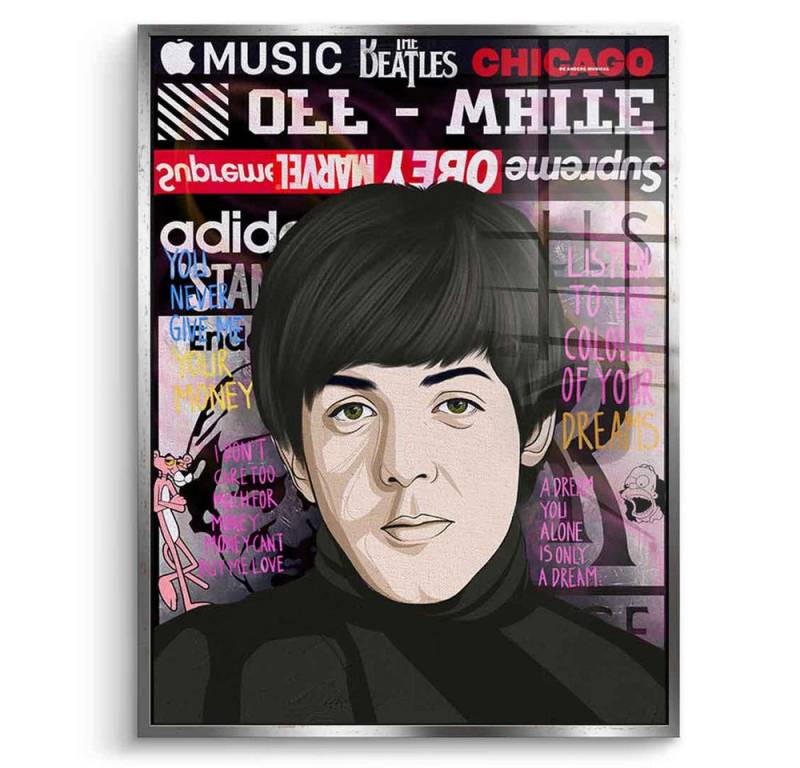 DOTCOMCANVAS® Acrylglasbild The Beatles - Acrylglas, Acrylglasbild The Beatles Pop Art Portrait Wandbild von DOTCOMCANVAS®