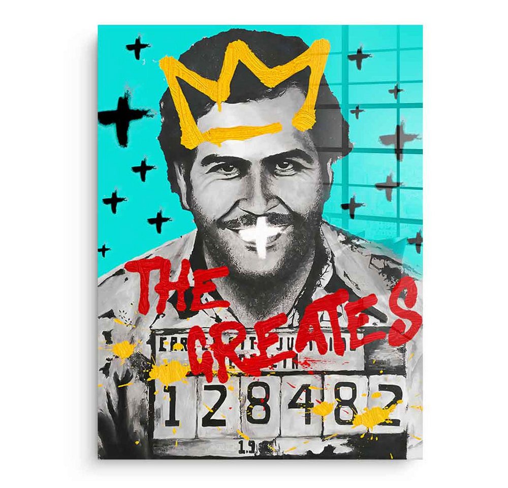 DOTCOMCANVAS® Acrylglasbild The Greates - Acrylglas, Acrylglasbild Pablo Escobar Drogenbaron Portrait von Dotcomcanvas