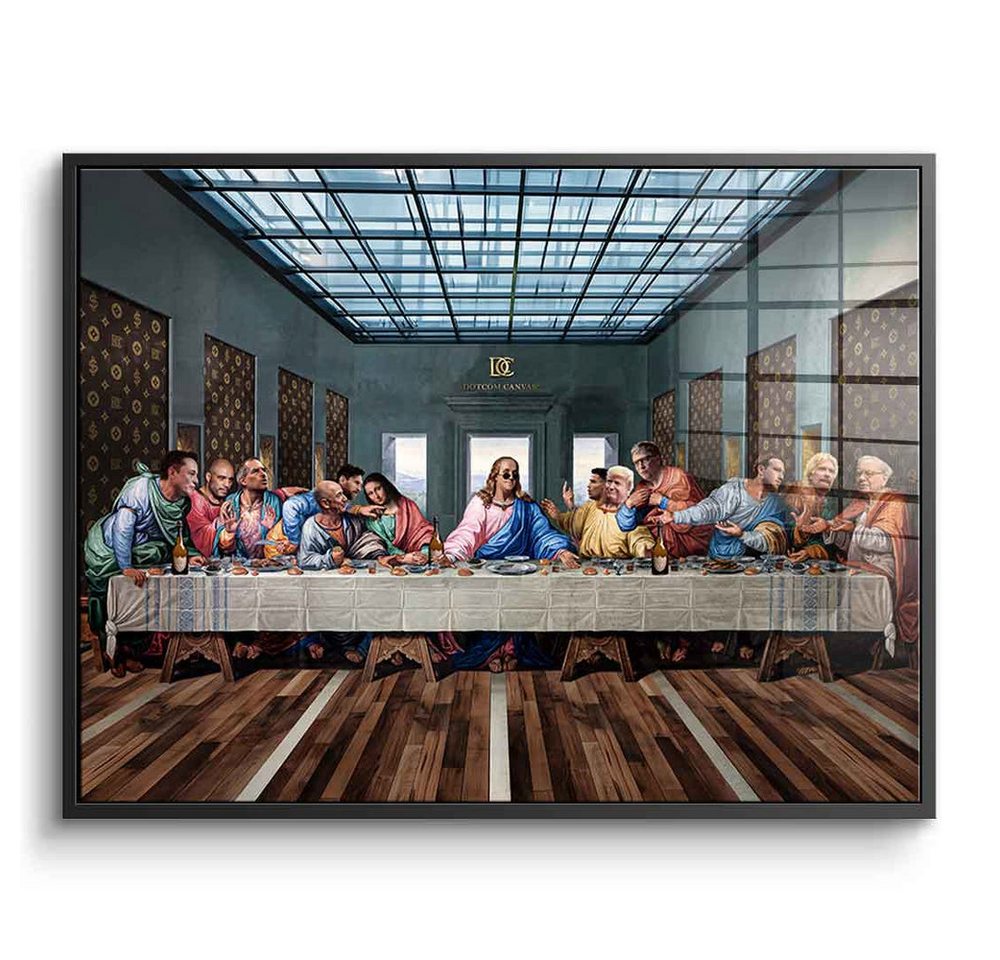 DOTCOMCANVAS® Acrylglasbild The Last Meal - Acrylglas, Acrylglasbild The Last Meal Unternehmer Motivation Kunstdruck Wandbild von DOTCOMCANVAS®