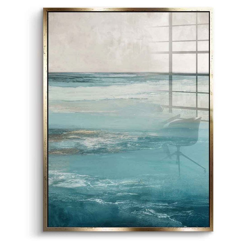 DOTCOMCANVAS® Acrylglasbild Tidal Serenity - Acrylglas, Acrylglasbild tidal serenity abstrakt Kunstdruck Wandbild von DOTCOMCANVAS®