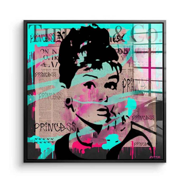 DOTCOMCANVAS® Acrylglasbild Tiff - Acrylglas, Acrylglasbild Tiff Pop Art Wandbild Kunstdruck von DOTCOMCANVAS®