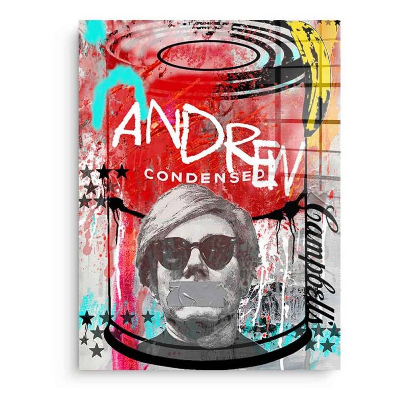 DOTCOMCANVAS® Acrylglasbild Warho - Acrylglas, Acrylglasbild Warho Pop Art Wandbild Kunstdruck von DOTCOMCANVAS®