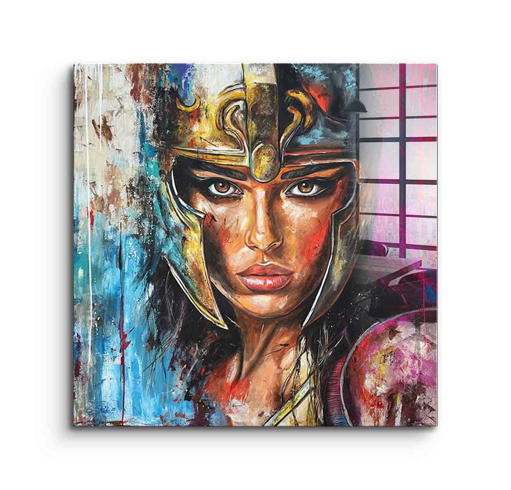 DOTCOMCANVAS® Acrylglasbild Warrior Inside - Acrylglas, Acrylglasbild Warrior Inside Kunstdruck Wandbild von DOTCOMCANVAS®