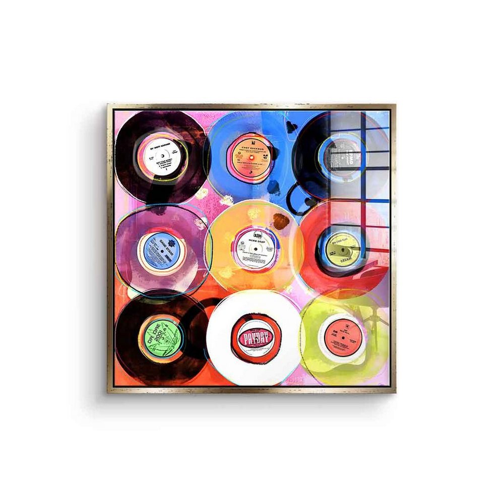 DOTCOMCANVAS® Acrylglasbild Hip-Hop Vinyl Collection - Acrylglas, Acrylglasbild Hip-Hop Vinyl Collection Lifestyle Sammlung Kunstdruck von DOTCOMCANVAS®