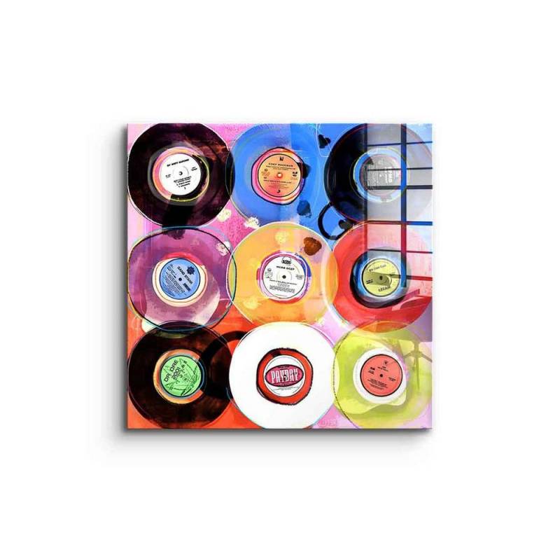 DOTCOMCANVAS® Acrylglasbild Hip-Hop Vinyl Collection - Acrylglas, Acrylglasbild Hip-Hop Vinyl Collection Lifestyle Sammlung Kunstdruck von DOTCOMCANVAS®