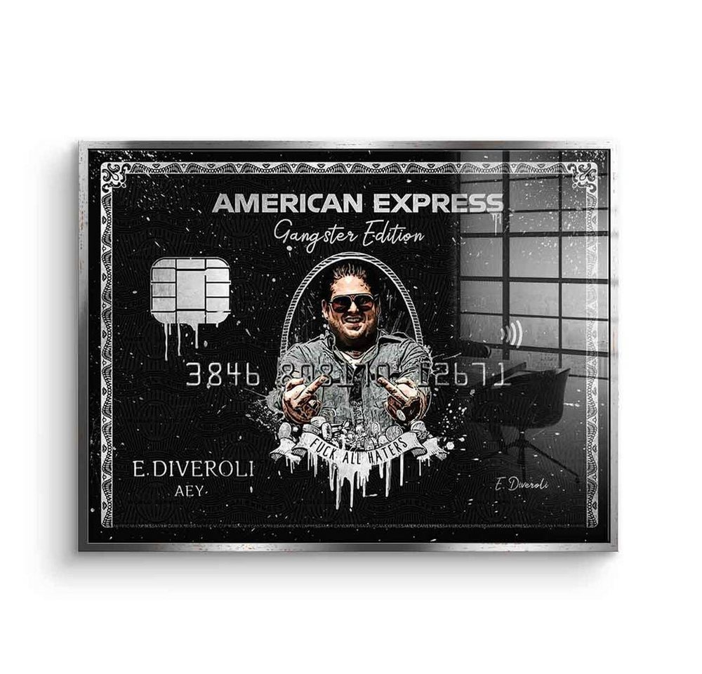 DOTCOMCANVAS® Acrylglasbild American Express Gangster Edition - Acrylglas, Acrylglasbild American Express Amex Gangster Efraim Diveroli War Dogs von DOTCOMCANVAS®