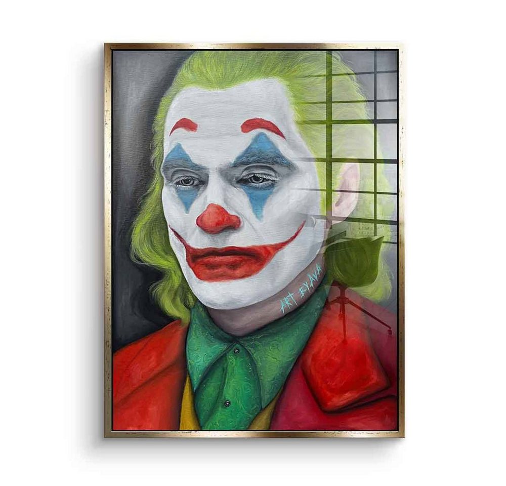 DOTCOMCANVAS® Acrylglasbild Joker Portrait - Acrylglas, Acrylglasbild Joker Portrait The Dark Knight Batman Wandbild Interior von DOTCOMCANVAS®