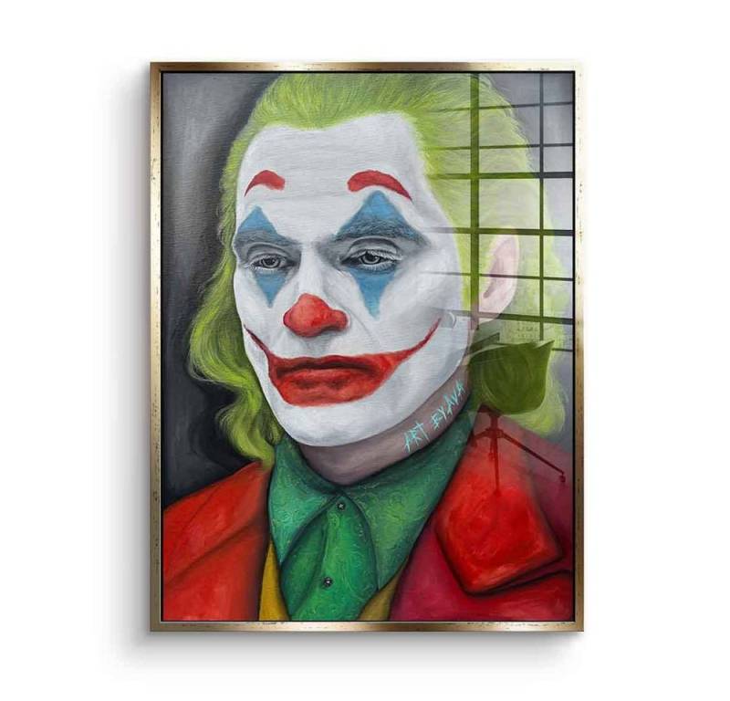 DOTCOMCANVAS® Acrylglasbild Joker Portrait - Acrylglas, Acrylglasbild Joker Portrait The Dark Knight Batman Wandbild Interior von DOTCOMCANVAS®
