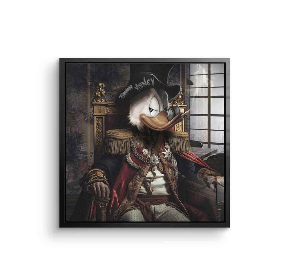 DOTCOMCANVAS® Acrylglasbild Billionaire - Acrylglas, Acrylglasbild Dagobert Duck Renaissance Portrait Wandbild Kunstdruck von DOTCOMCANVAS®