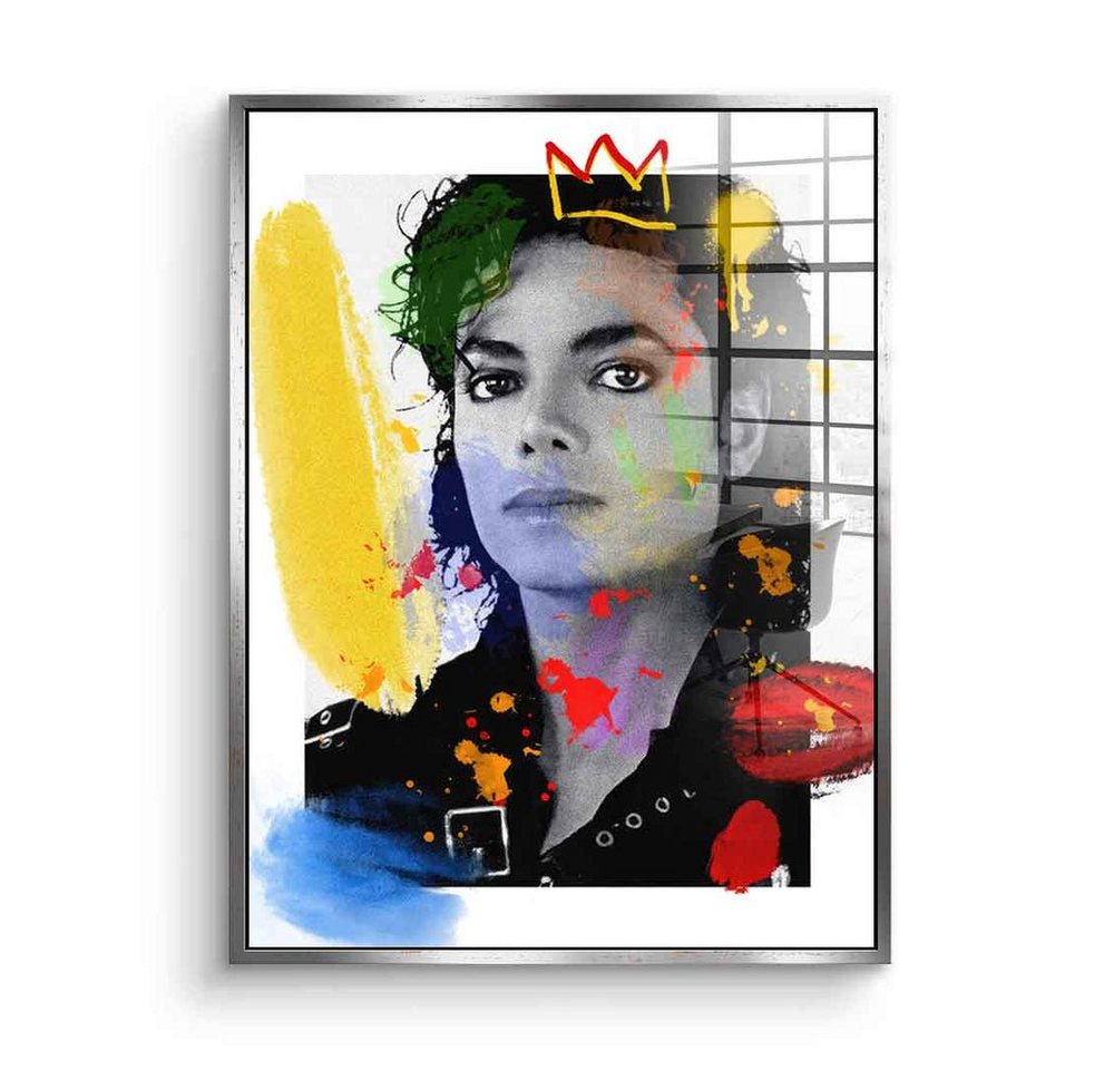 DOTCOMCANVAS® Acrylglasbild Michael Jackson - Acrylglas, Acrylglasbild Michael Jackson Portrait Pop Art Popsänger Singer Musik von DOTCOMCANVAS®