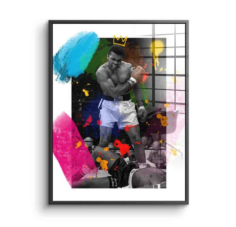 DOTCOMCANVAS® Acrylglasbild Muhammad Ali - Acrylglas, Acrylglasbild Muhammad Ali Portrait Pop Art Boxer Sportler Cassius von DOTCOMCANVAS®