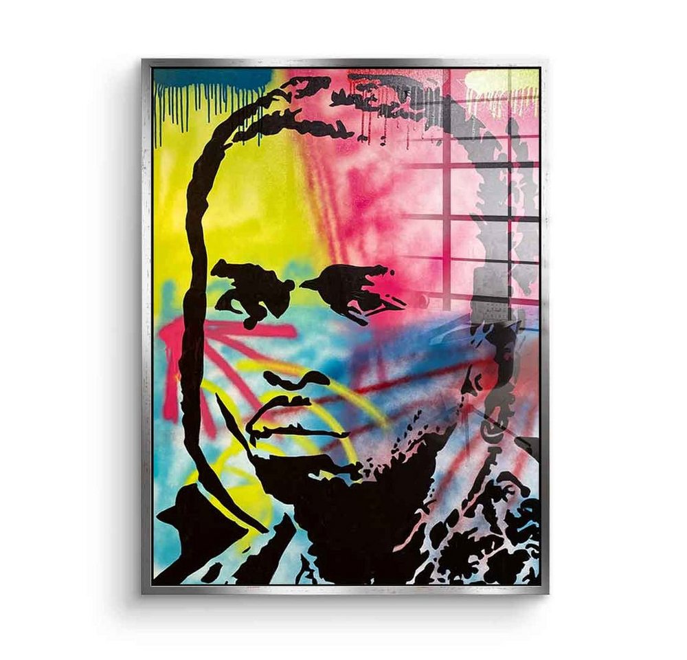 DOTCOMCANVAS® Acrylglasbild Pop Smoke - Acrylglas, Acrylglasbild Pop Smoke Rapper Songwriter Sänger Musik Porträt Pop Art von DOTCOMCANVAS®