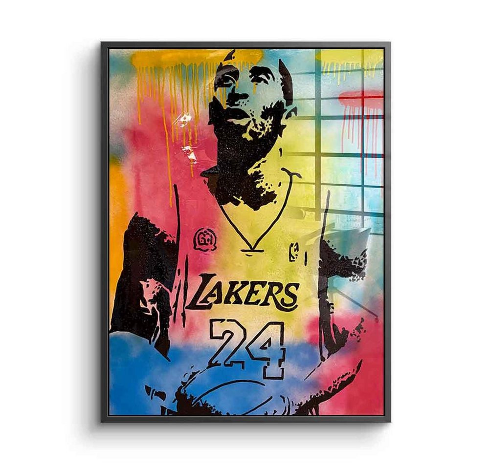 DOTCOMCANVAS® Acrylglasbild Kobe Bryant - Acrylglas, Acrylglasbild Kobe Bryant NBA Basketball Los Angeles Lakers Pop Art von DOTCOMCANVAS®