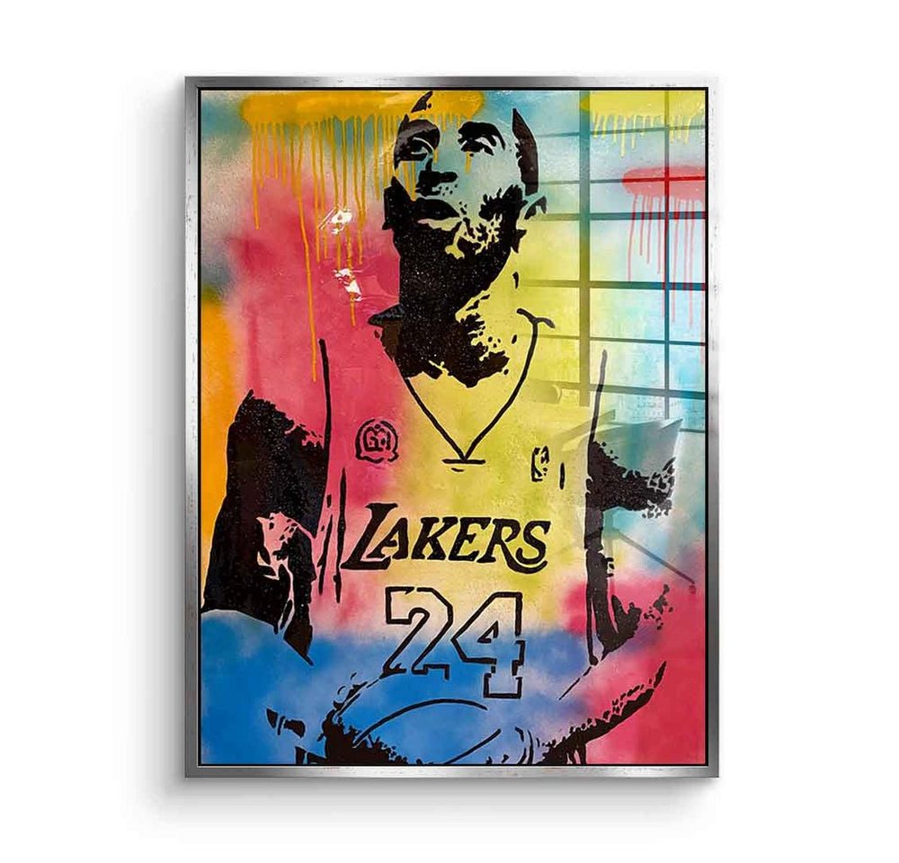 DOTCOMCANVAS® Acrylglasbild Kobe Bryant - Acrylglas, Acrylglasbild Kobe Bryant NBA Basketball Los Angeles Lakers Pop Art von DOTCOMCANVAS®