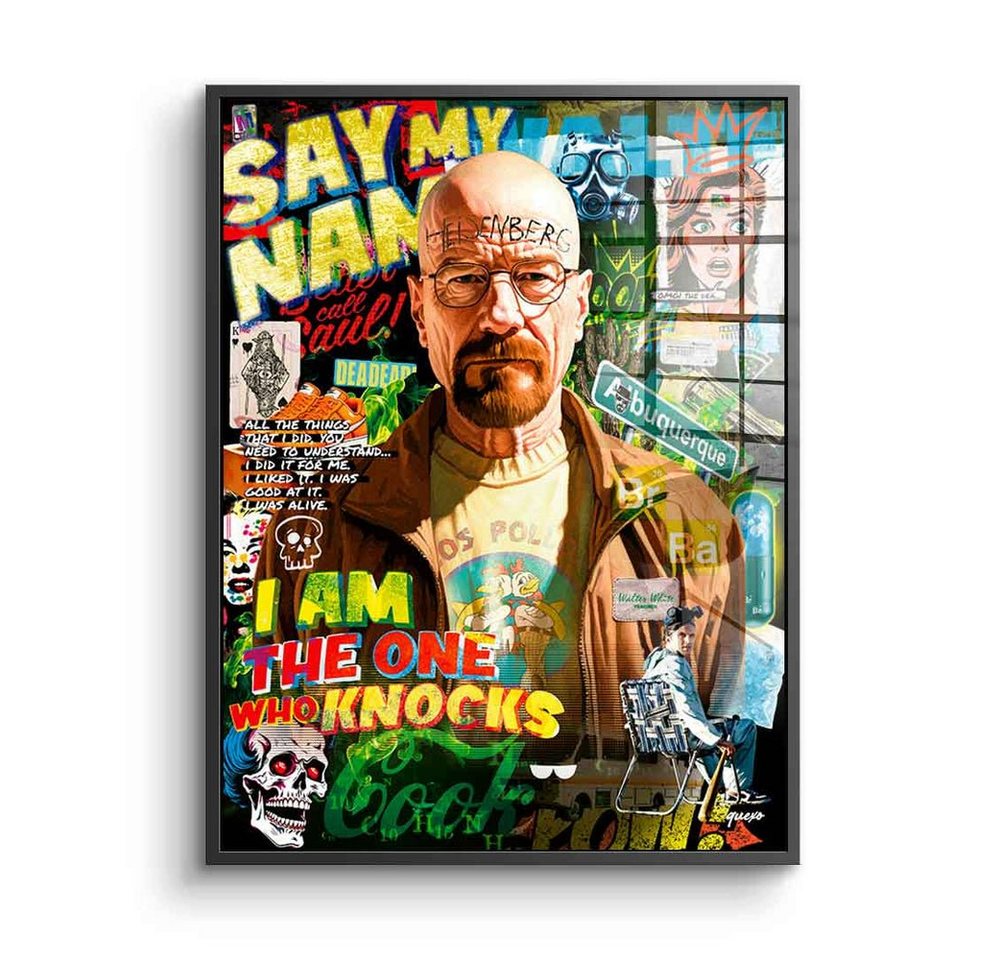 DOTCOMCANVAS® Acrylglasbild Breaking Bad 2 - Acrylglas, Acrylglasbild Breaking Bad 2 Walter White say my name Heisenberg von DOTCOMCANVAS®