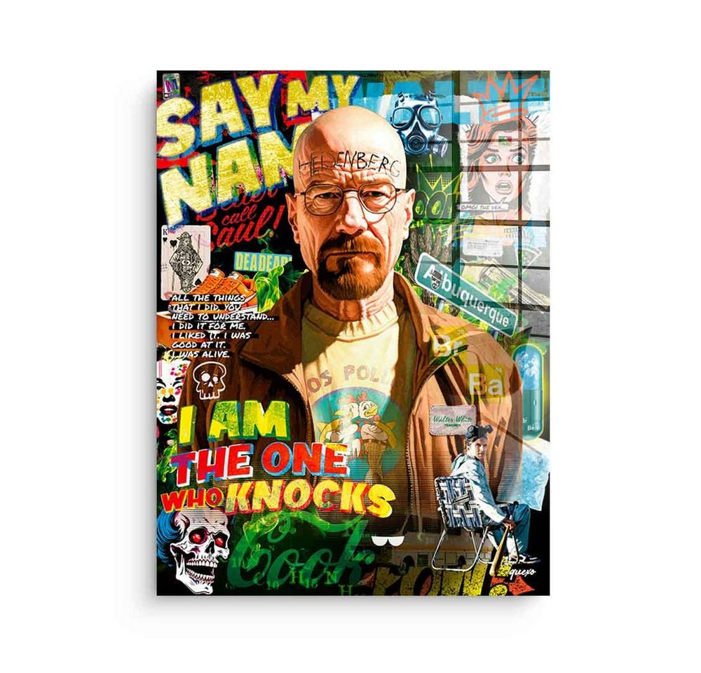 DOTCOMCANVAS® Acrylglasbild Breaking Bad 2 - Acrylglas, Acrylglasbild Breaking Bad 2 Walter White say my name Heisenberg von DOTCOMCANVAS®