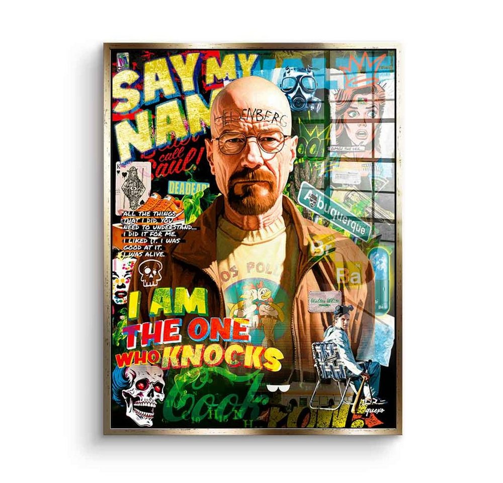 DOTCOMCANVAS® Acrylglasbild Breaking Bad 2 - Acrylglas, Acrylglasbild Breaking Bad 2 Walter White say my name Heisenberg von DOTCOMCANVAS®