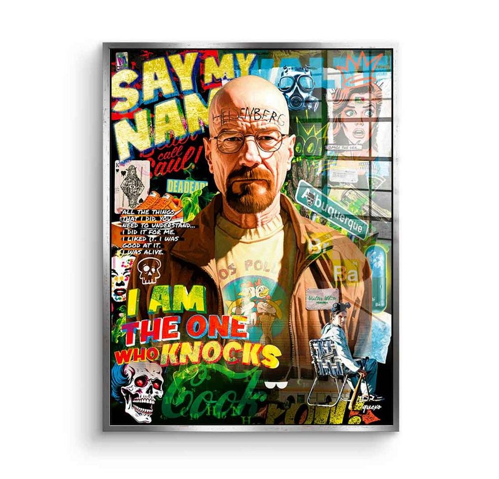 DOTCOMCANVAS® Acrylglasbild Breaking Bad 2 - Acrylglas, Acrylglasbild Breaking Bad 2 Walter White say my name Heisenberg von DOTCOMCANVAS®