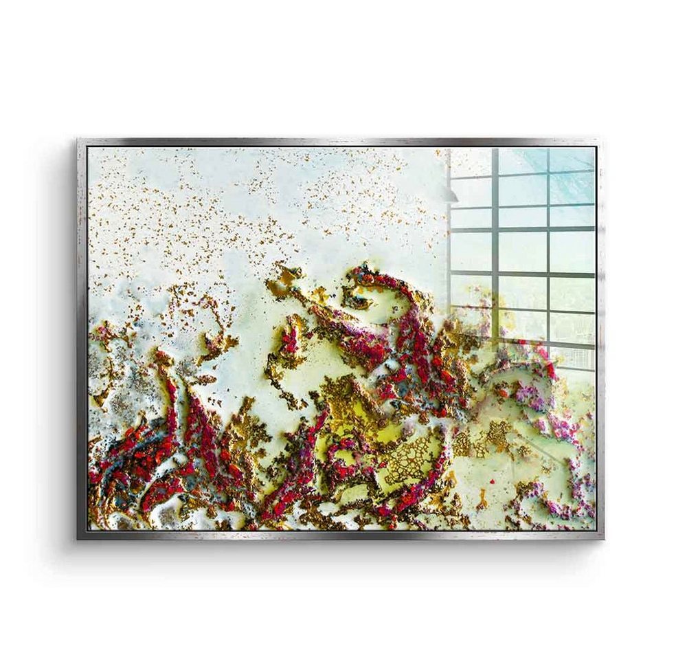 DOTCOMCANVAS® Acrylglasbild Scarlet Dance - Acrylglas, Acrylglasbild Scarlet dance abstrakte moderne Kunst Strand Meer von DOTCOMCANVAS®