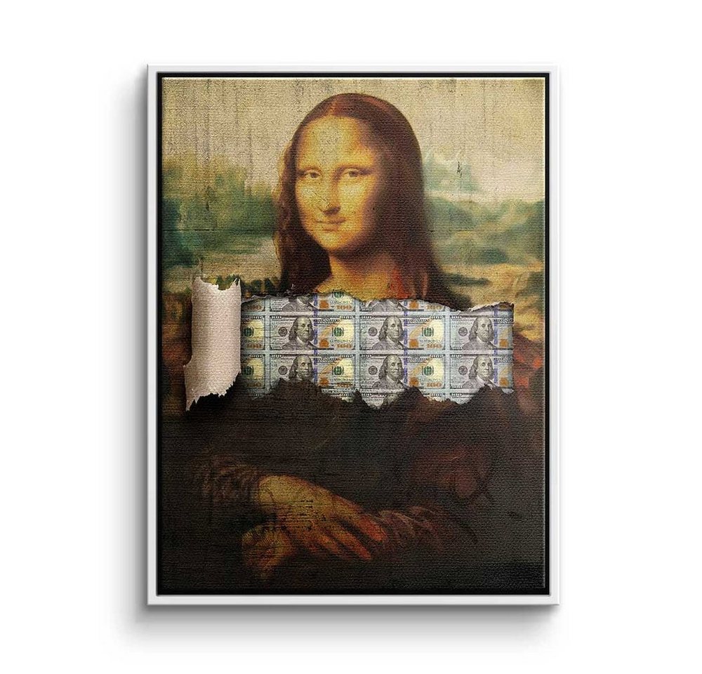 DOTCOMCANVAS® Leinwandbild, Leinwandbild Top Secret Art - Hustle Mentalität - Mindset - Motivation von DOTCOMCANVAS®