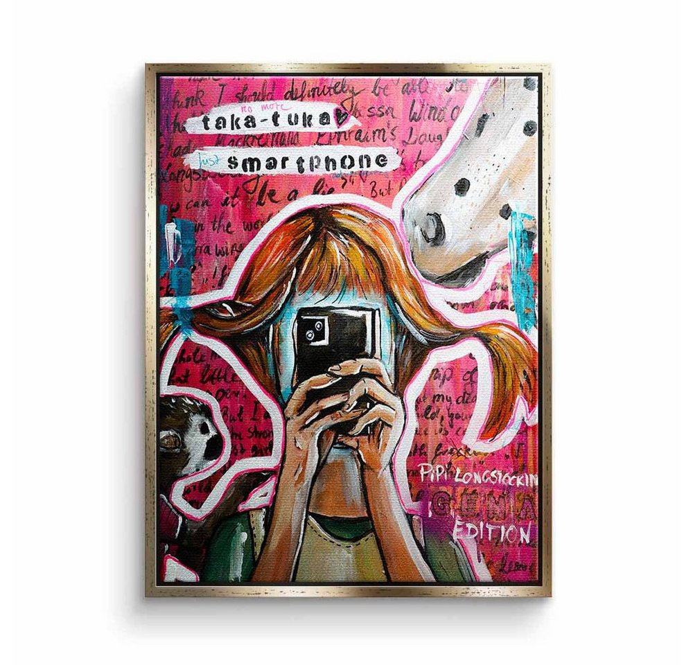 DOTCOMCANVAS® Leinwandbild, Modernes Acrylglasbild - Lost in Meta Wandbild designed by Hirsch Bild von DOTCOMCANVAS®