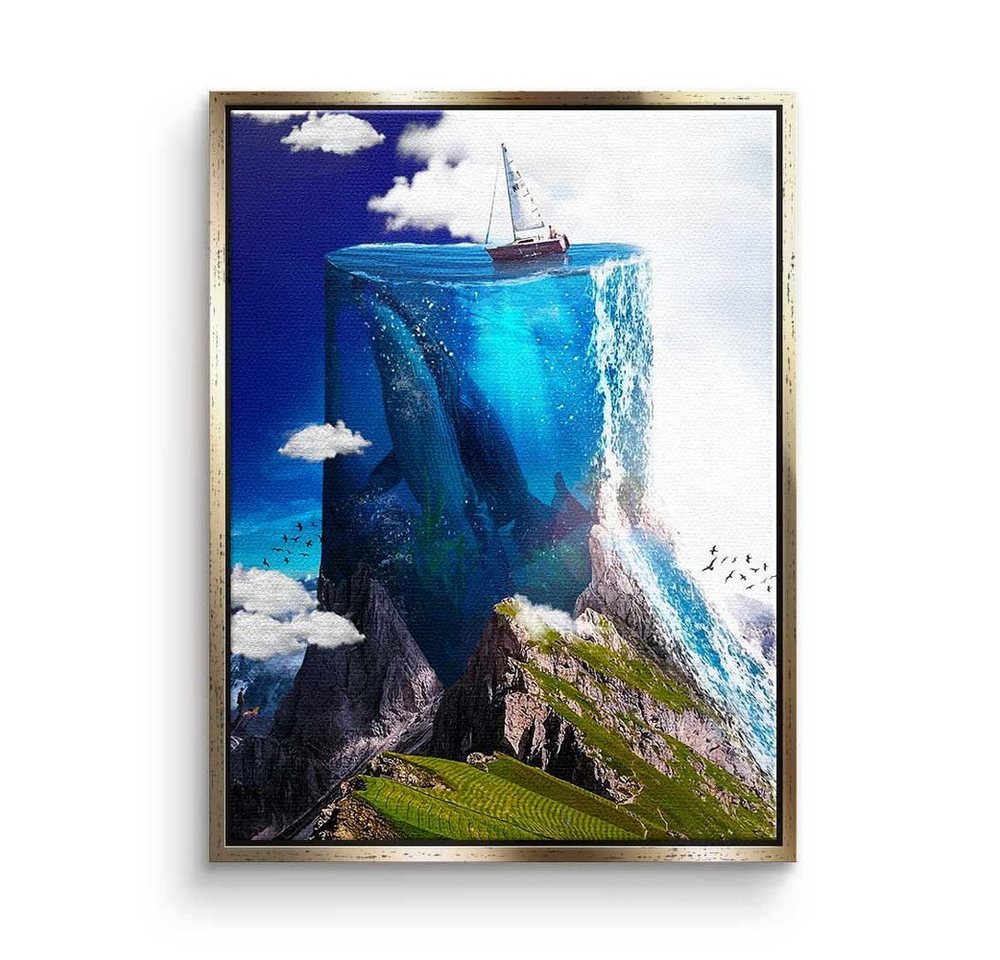 DOTCOMCANVAS® Leinwandbild, Premium Leinwandbild - Mindset - Meaning of Freedom - Erfolg von DOTCOMCANVAS®