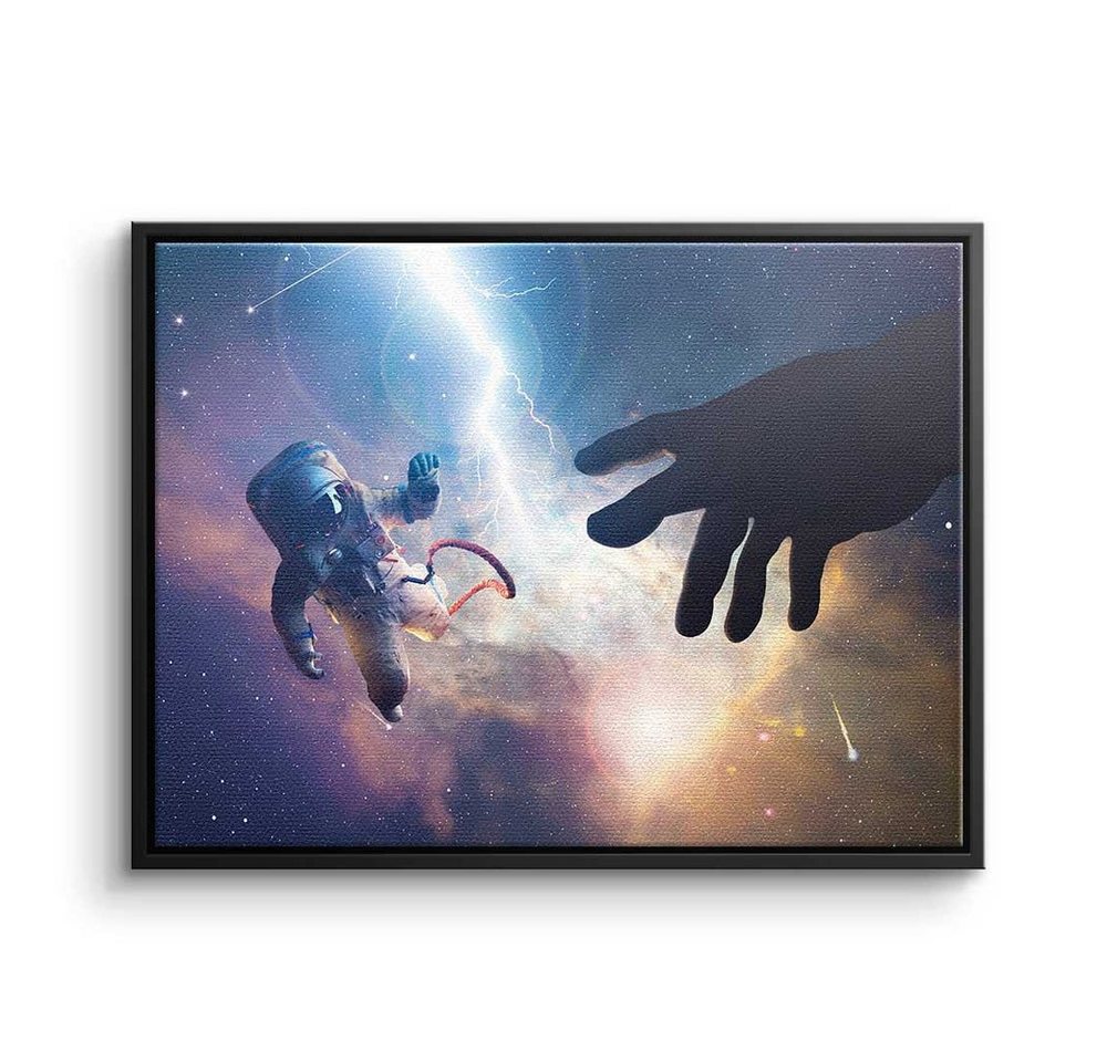 DOTCOMCANVAS® Leinwandbild, Premium Leinwandbild - Pop Art - Michelangelo Universum - Wandbild von DOTCOMCANVAS®