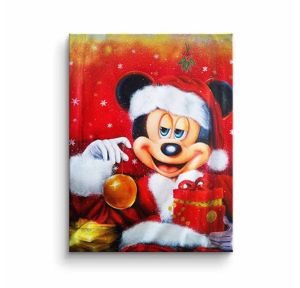 DOTCOMCANVAS® Leinwandbild, Premium Motivationsbild - Rich Christmas - designed by Pamelyi von DOTCOMCANVAS®