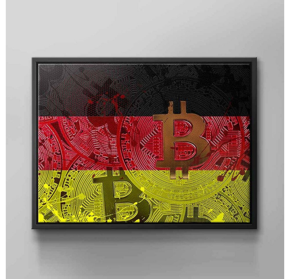 DOTCOMCANVAS® Leinwandbild, Wandbild für Bitcoin & Crypto Fans von DOTCOM CANVAS von DOTCOMCANVAS®