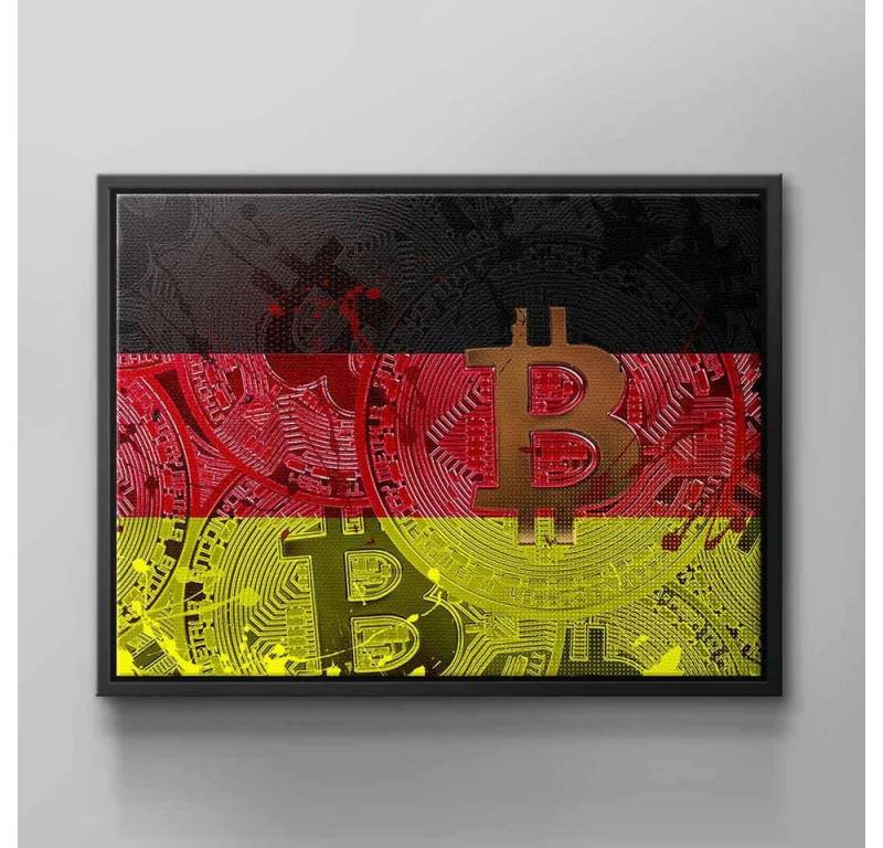 DOTCOMCANVAS® Leinwandbild, Wandbild für Bitcoin & Crypto Fans von DOTCOM CANVAS von DOTCOMCANVAS®