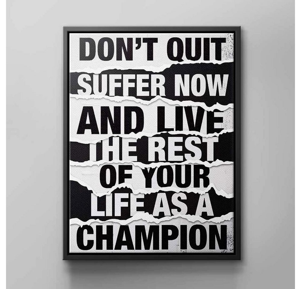 DOTCOMCANVAS® Leinwandbild, Wandbild für pure Lebensenergie & Motivation von von DOTCOMCANVAS®