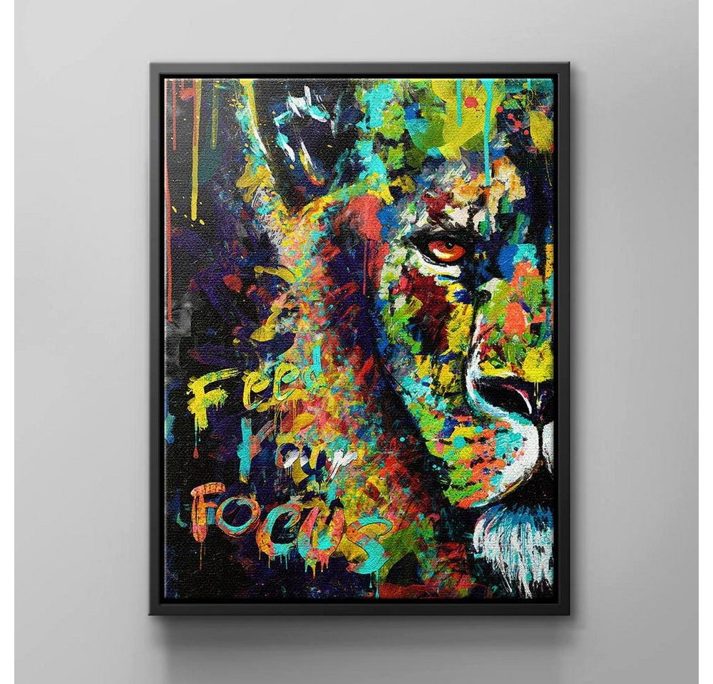DOTCOMCANVAS® Leinwandbild, Wandbild für pure Lebensenergie & Motivation von von DOTCOMCANVAS®