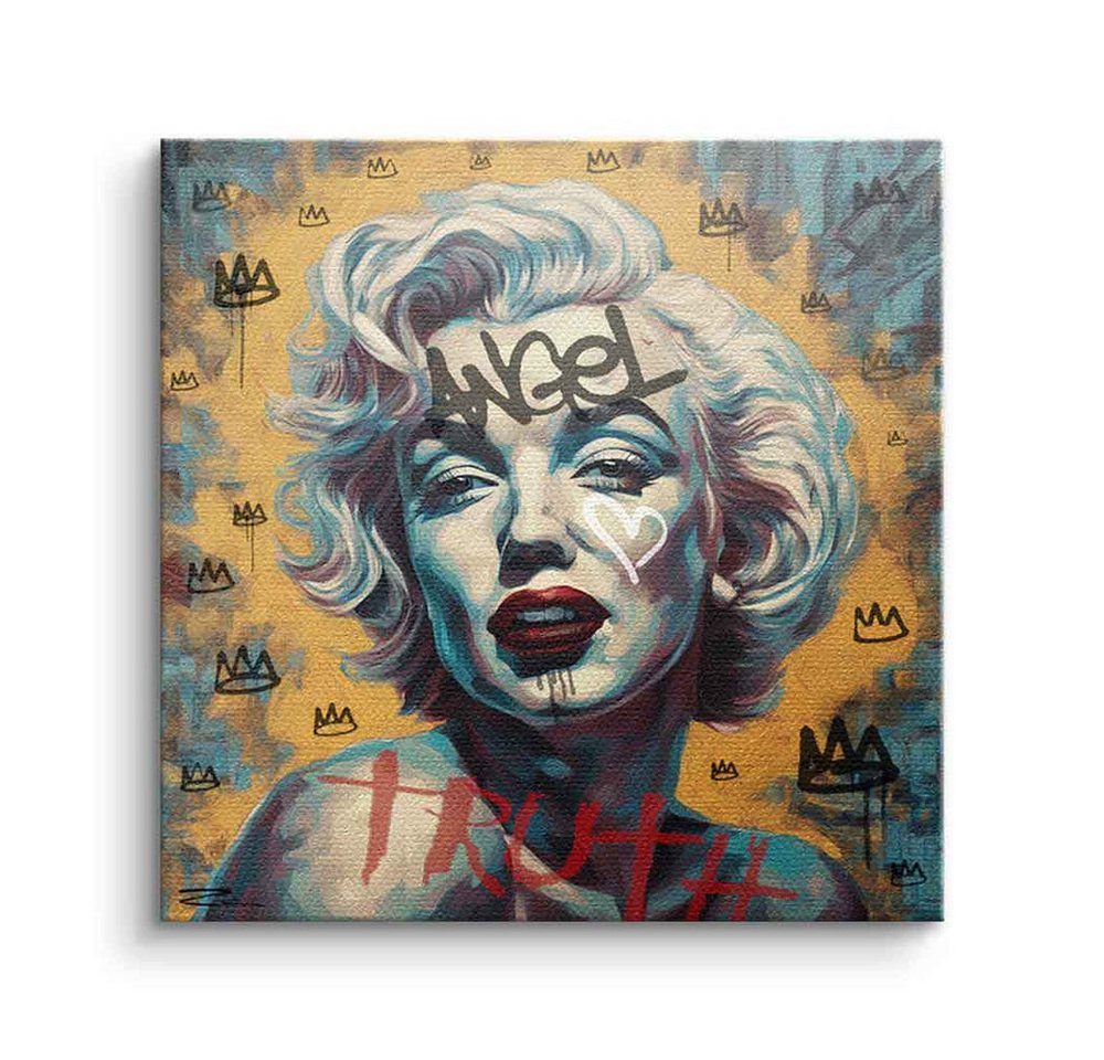 DOTCOMCANVAS® Leinwandbild Angel Truth, Leinwandbild Marilyn Monroe Angel Truth Portrait von DOTCOMCANVAS®