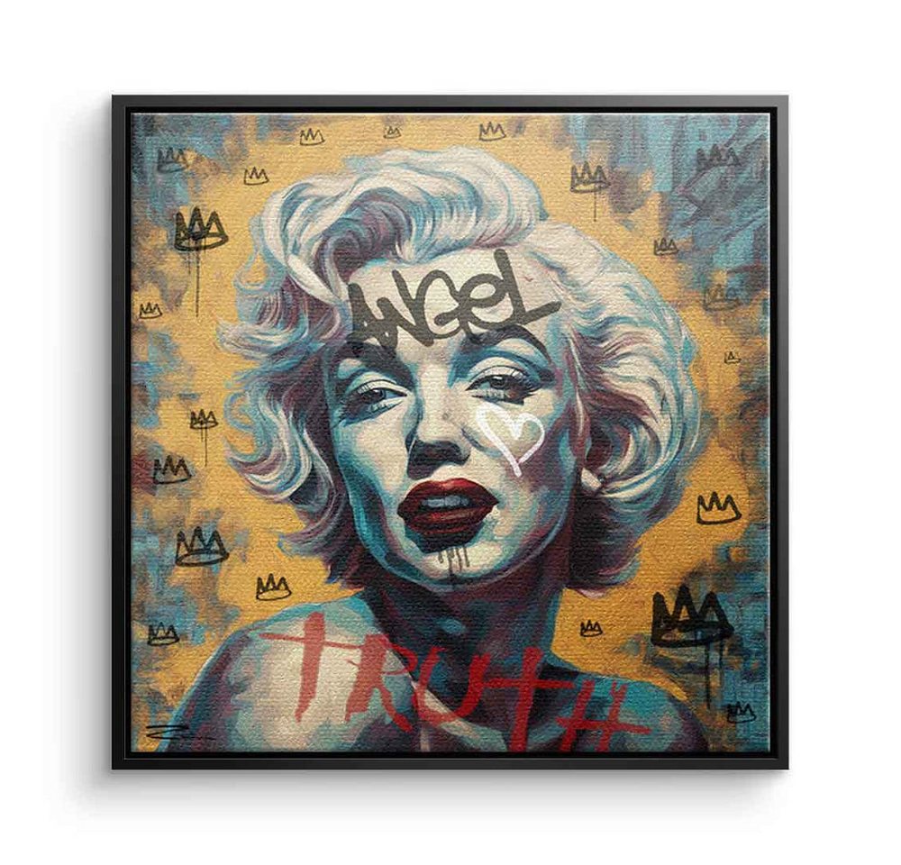 DOTCOMCANVAS® Leinwandbild Angel Truth, Leinwandbild Marilyn Monroe Angel Truth Portrait von DOTCOMCANVAS®