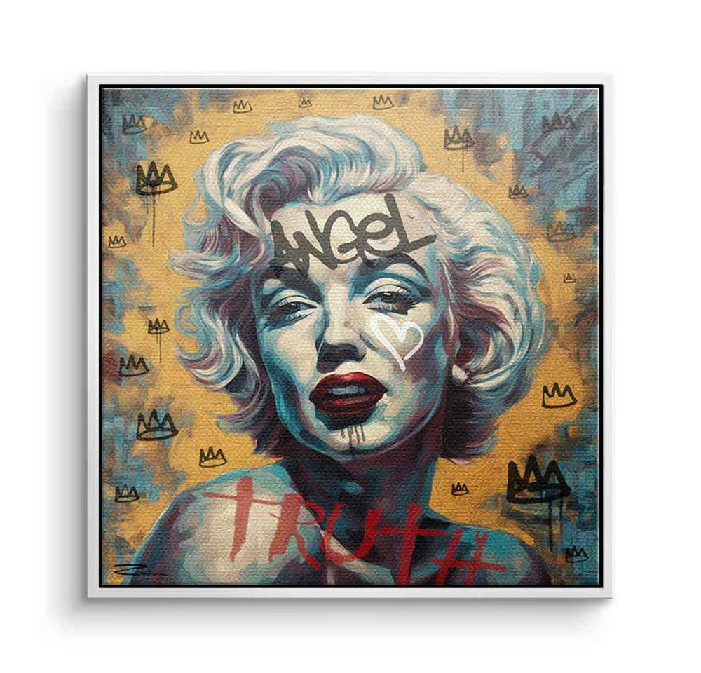 DOTCOMCANVAS® Leinwandbild Angel Truth, Leinwandbild Marilyn Monroe Angel Truth Portrait von DOTCOMCANVAS®