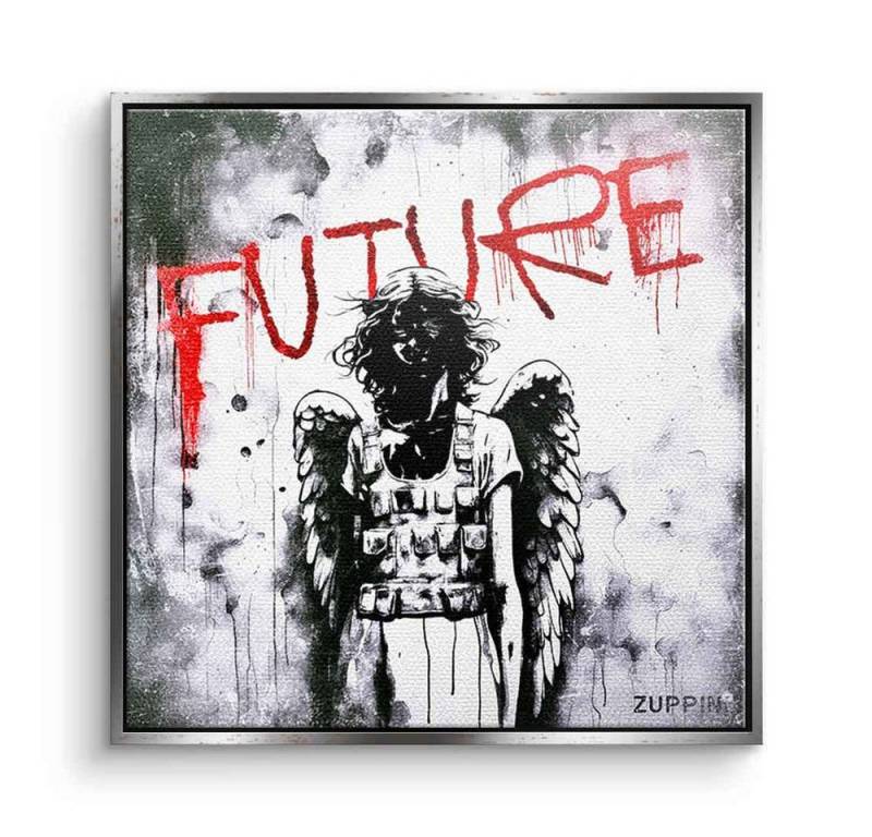 DOTCOMCANVAS® Leinwandbild Basquiai 2.0, Leinwandbild Basquiai 2.0 Pop Art Wandbild Kunstdruck von DOTCOMCANVAS®