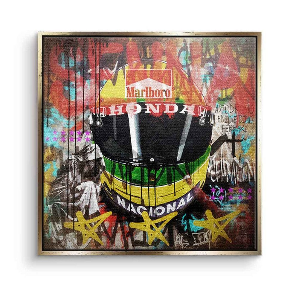 DOTCOMCANVAS® Leinwandbild Basquiai 3.0, Leinwandbild Basquiai 3.0 Pop Art Wandbild Kunstdruck von DOTCOMCANVAS®