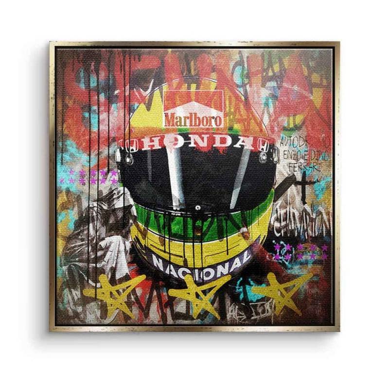 DOTCOMCANVAS® Leinwandbild Basquiai 3.0, Leinwandbild Basquiai 3.0 Pop Art Wandbild Kunstdruck von DOTCOMCANVAS®