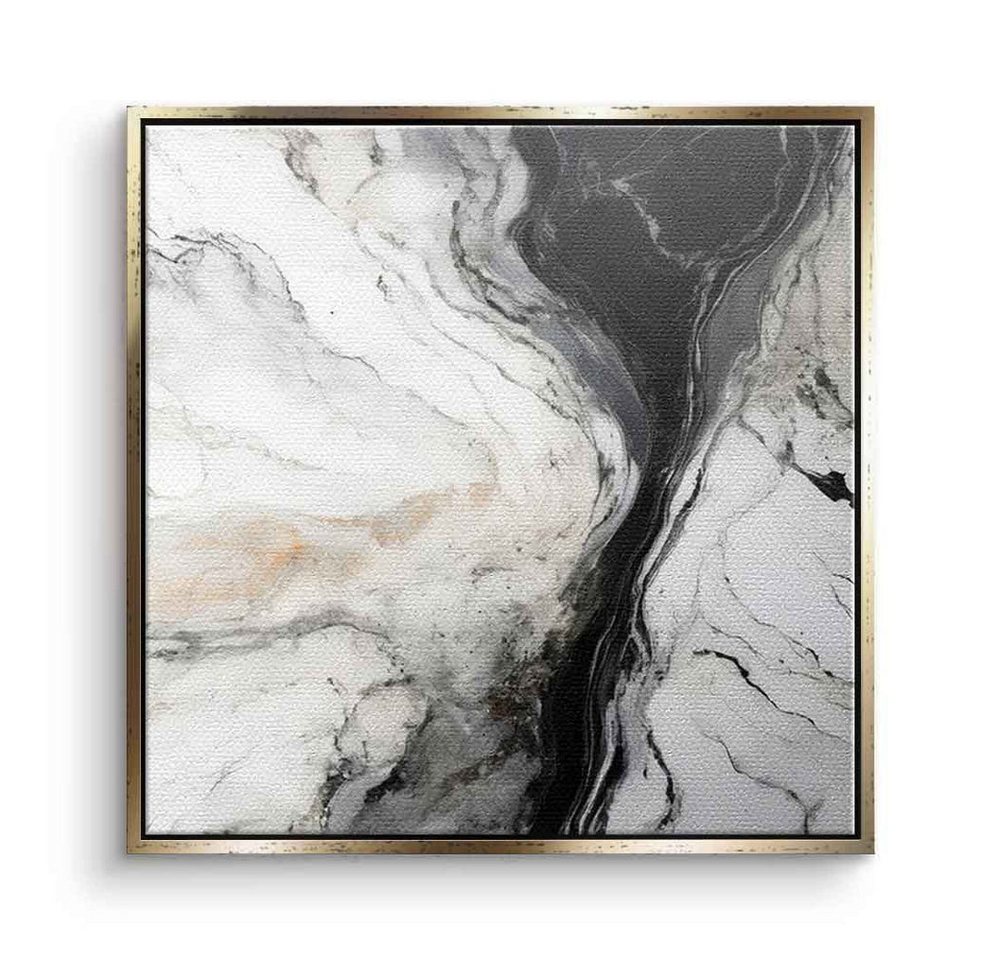 DOTCOMCANVAS® Leinwandbild Black Canyon, Poster black canyon abstrakt Kunstdruck Wandbild von DOTCOMCANVAS®
